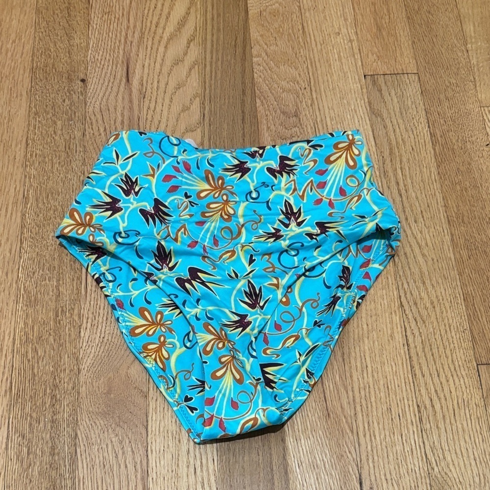 New NWT ALC high waist tropical bikini bottoms size xs